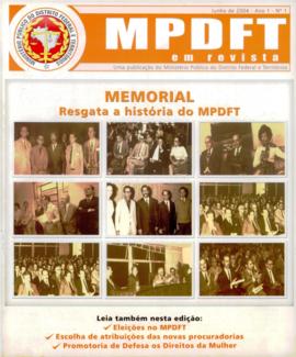 Revista Nº 1- Memorial Resgata a História do MPDFT