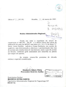 Solicitação de Pavimentação