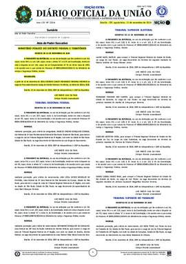 Recondução: Nomeação no Diário Oficial da União