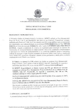 Edital de Licitação