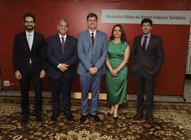 Recondução: Foto Georges Seigneur com a Administração Superior