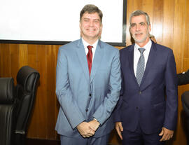 Recondução: Foto Georges Seigneur com Rogerio Schietti