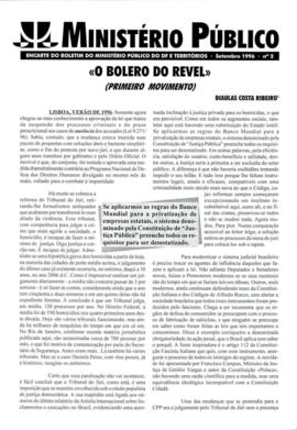 Boletim - setembro de 1996 - Ano 1 - Nº 2 (Encarte)